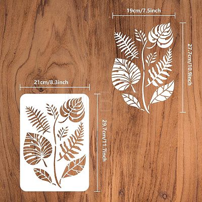 Large Plastic Reusable Drawing Painting Stencils Templates DIY-WH0202-512-1