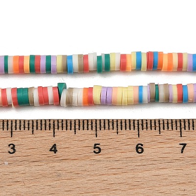 Handmade Polymer Clay Beads Strands PY-CBA18ED-02E-1