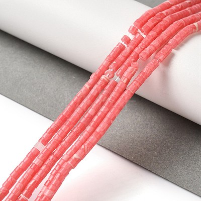 Synthetic Rhodochrosite Beads Strands G-K368-A07-02-1