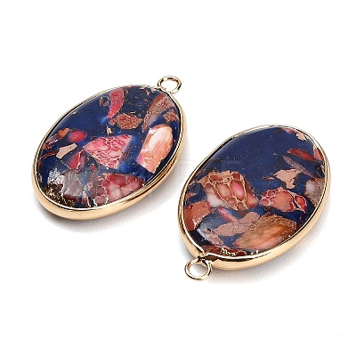Dyed Synthetic Imperial Jasper Pendants GG-CBAA20A-04G-07-1