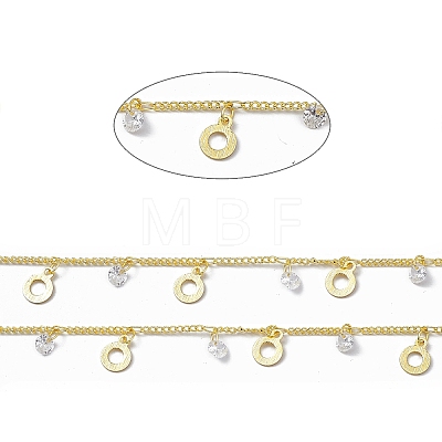 Handmade Brass Curb Chains CHC-F015-17G-1
