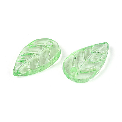 Imitation Jade Acrylic Pendants OACR-T030-27D-1