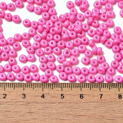 Baking Paint Glass Seed Beads SEED-B001-02A-01-1