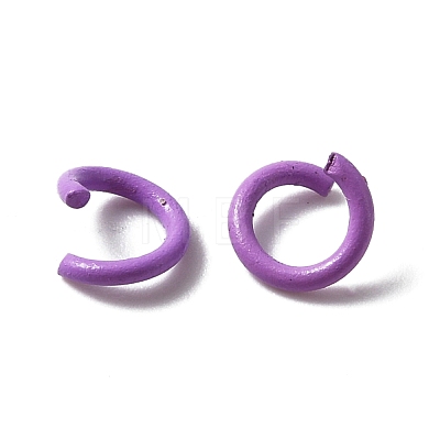 Zinc Alloy Open Jump Rings FIND-WH0014-79C-1