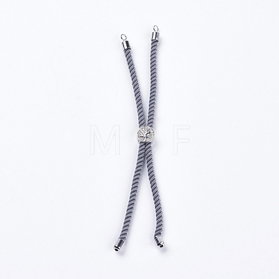 Nylon Twisted Cord Bracelet Making MAK-F018-07P-RS-1