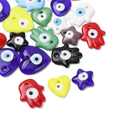 Handmade Lampwork Pendants LAMP-B051-05-1