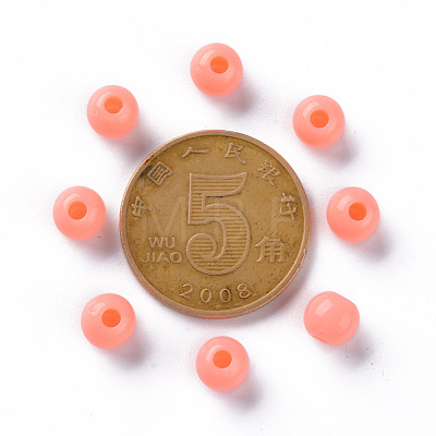 Opaque Acrylic Beads MACR-S370-C6mm-SS2109-1