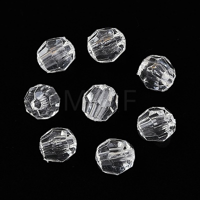 Transparent Acrylic Beads OACR-Q015-03B-1