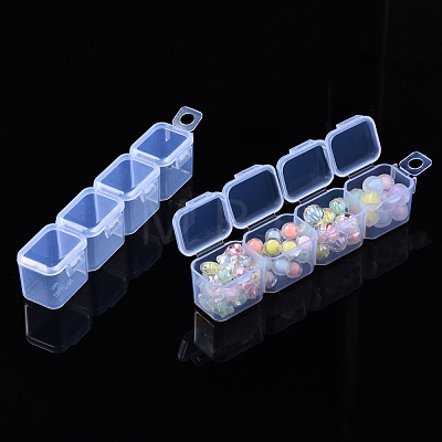 Rectangle Polypropylene(PP) Bead Storage Containers CON-Q040-001-1