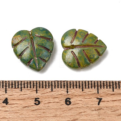 Painted Glass Beads Strands GLAA-Z021-07H-1