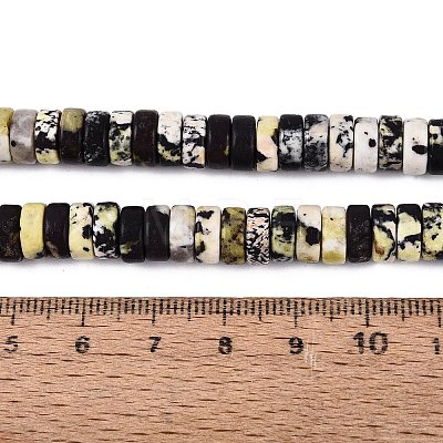 Natural Yellow Turquoise(Jasper) Beads Strands G-N367-03A-07-1