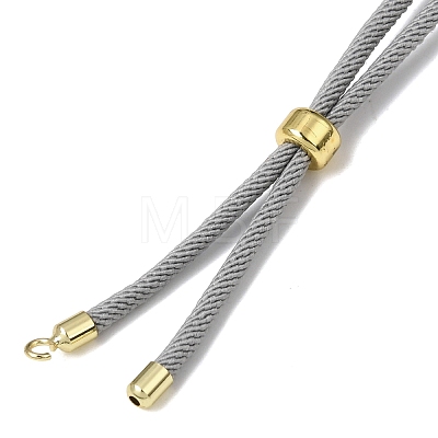 3MM Adjustable Round Nylon Braided Cord Bracelet Making FB-CBAA152-04G-32-1