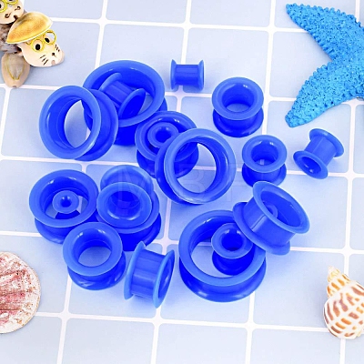 10 Pairs Silicone Ear Gauges WGCF9F6-14-1