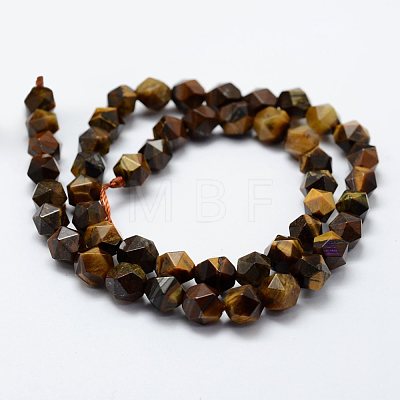 Natural Tiger Eye Beads Strands G-K184-03-1