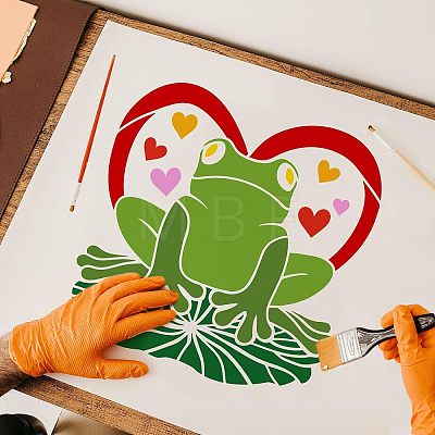 Plastic Reusable Drawing Painting Stencils Templates DIY-WH0172-524-1