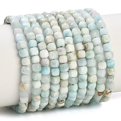 Natural Larimar Beads Strands GG-CBABEF5-B02-01-1