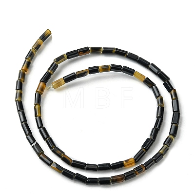 Natural Black Agate Beads Strands G-D067-A01-1