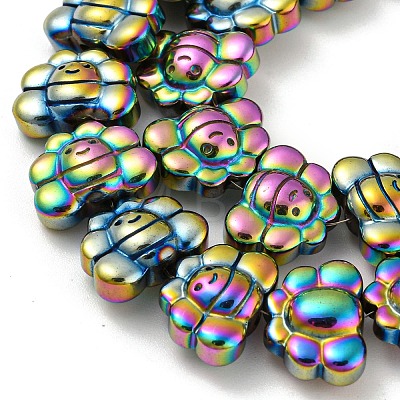 Electroplated Synthetic Non-magnetic Hematite Beads Strands G-Z032-D02-05A-1