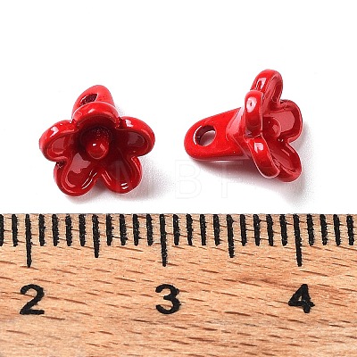 Spray Painted Alloy Charms PALLOY-H134-37-1