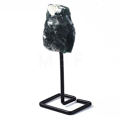 Natural Moss Agate Display Decorations G-N0236-040A-07-1