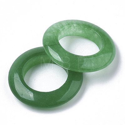 Natural Malaysia Jade Linking Rings G-N0325-05-1