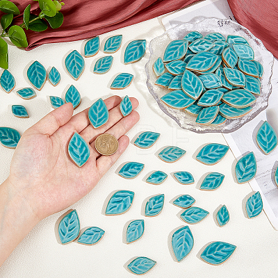 500G Mosaic Tiles Ceramics Cabochons PORC-FH0001-16-1