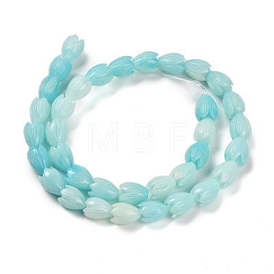 Synthetic Shell Dyed Carved Beads Strands SHEL-K007-08B-02-1