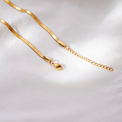 304 Stainless Steel Y-Shaped Snake Chain Lariat Necklaces for Women FZ8531-1