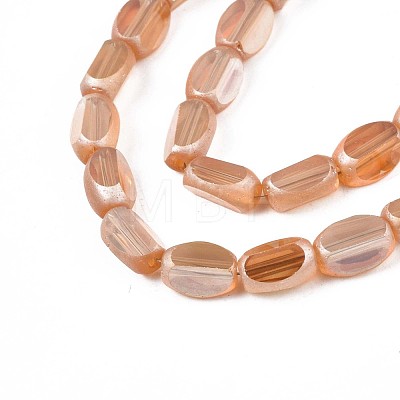 Electroplate Glass Beads Strands EGLA-S188-12-A03-1