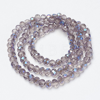 Electroplate Glass Beads Strands EGLA-A034-T2mm-I11-1
