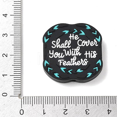 Inspirational Silicone Beads SL-CBAF318-C01-1