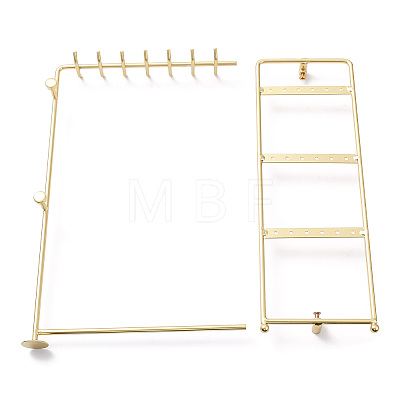 Rectangle Iron Jewelry Display Stands ODIS-F001-03G-1
