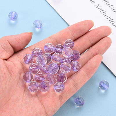 Transparent Acrylic Beads TACR-S154-11A-47-1