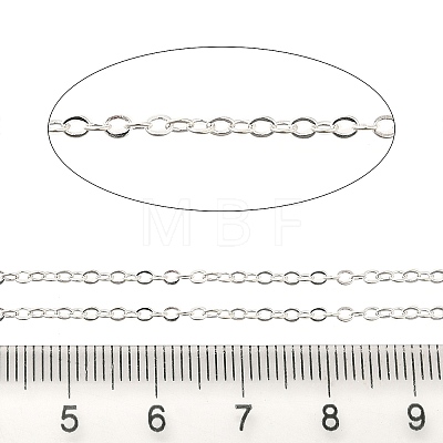 Rack Plating Brass Cable Chains CHC-M001-04S-1