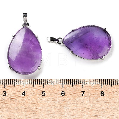 Natural Amethyst Pendants G-U002-01P-D-1