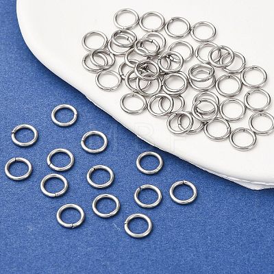 Tarnish Resistant 304 Stainless Steel Open Jump Rings X-STAS-R065-41-1