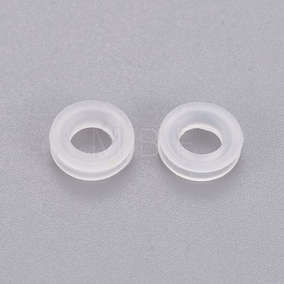Comfort Plastic Pads for French Clip Earrings KY-E008-01-1