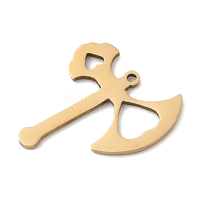 201 Stainless Steel Pendants STAS-Q341-04G-1