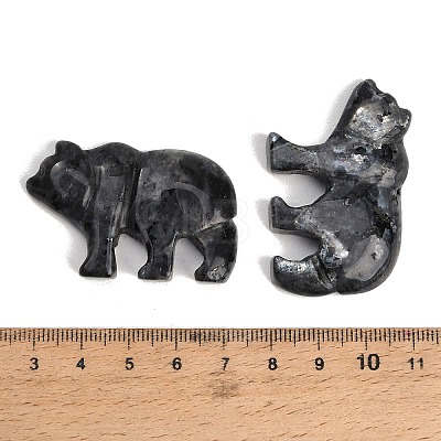 Natural Larvikite Carved Pendants GG-CBA3958-02A-1