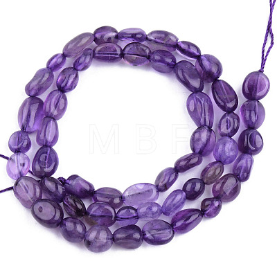Natural Amethyst Beads Strands X-G-S359-160-1