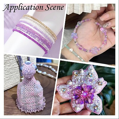 6/0 Glass Seed Beads SEED-A014-4mm-140-1