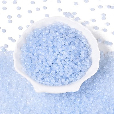 Transparent Glass Seed Beads SEED-Q041-01H-1