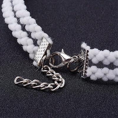 Lace Gothic Choker Necklaces NJEW-E085-12A-1