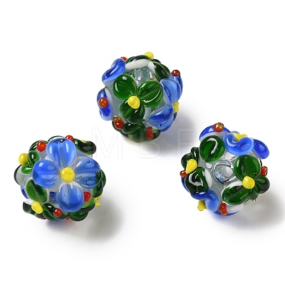 Handmade Lampwork Beads LAMP-B025-03B-11-1