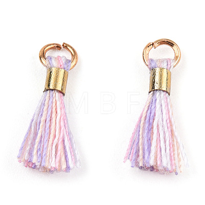 Polycotton(Polyester Cotton) Tassel Pendant Decorations OCOR-S102-25-1