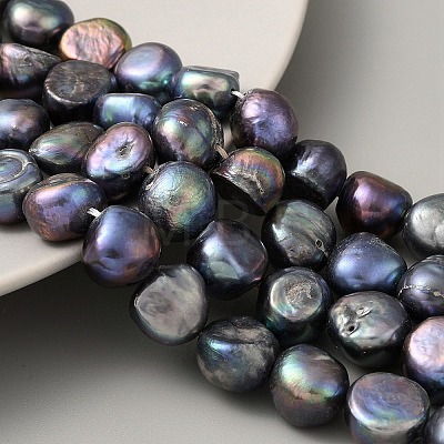 Dyed Natural Cultured Freshwater Pearl Beads Strands PEAR-A006-13C-X-1