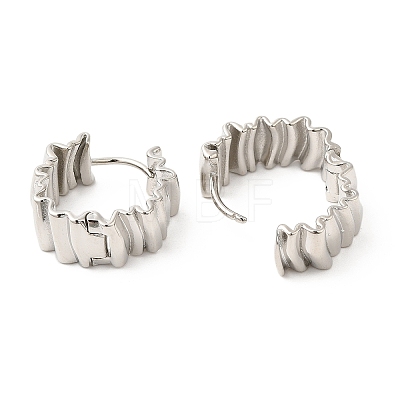Rack Plating Brass Hoop Earrings for Women EJEW-Q770-20P-1