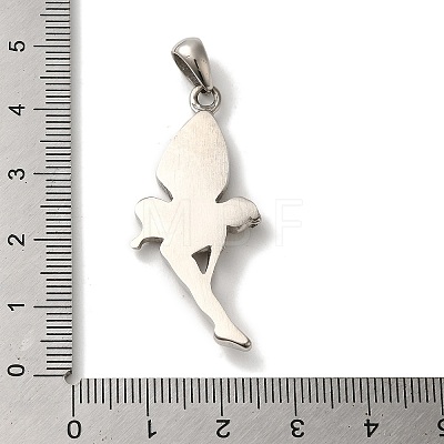 316L Surgical Stainless Steel Pendants STAS-H194-03P-02-1