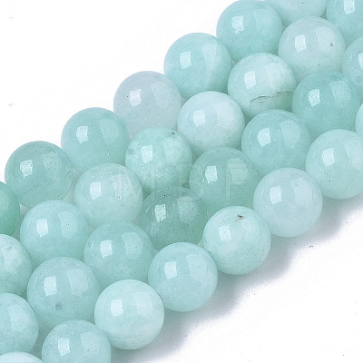 Natural Quartz Beads Strands G-T129-04-6mm-1