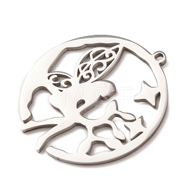 304 Stainless Steel Pendants STAS-F367-07P-1